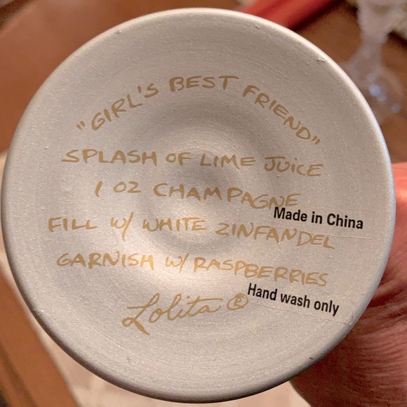 Lolita “Girls Best Friend” Wine Glass - Picture 6 of 7